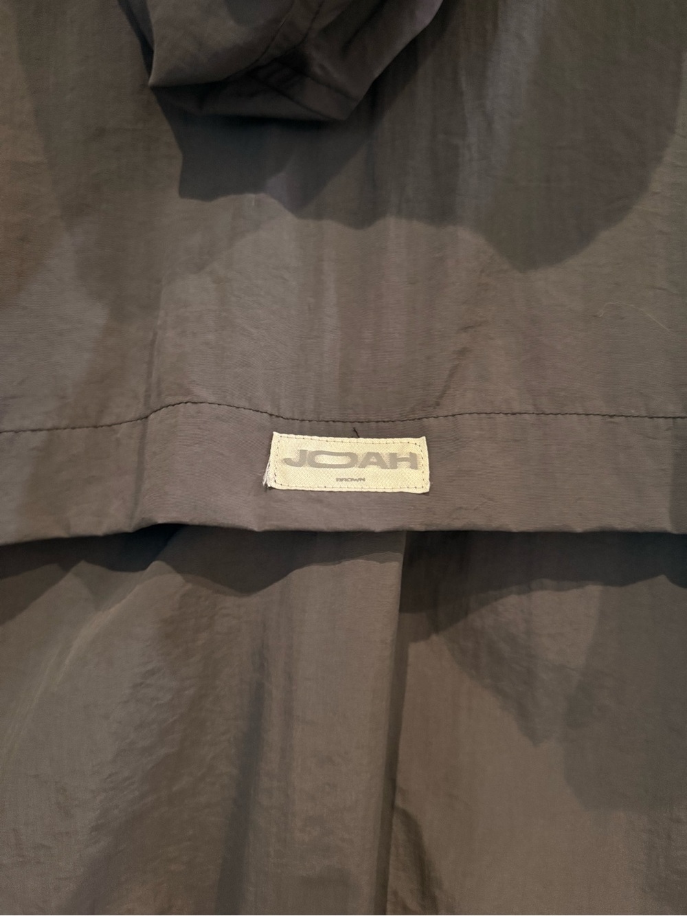 Joah Brown Classic Windbreaker Jacket Jet Medium - Picture 13 of 15